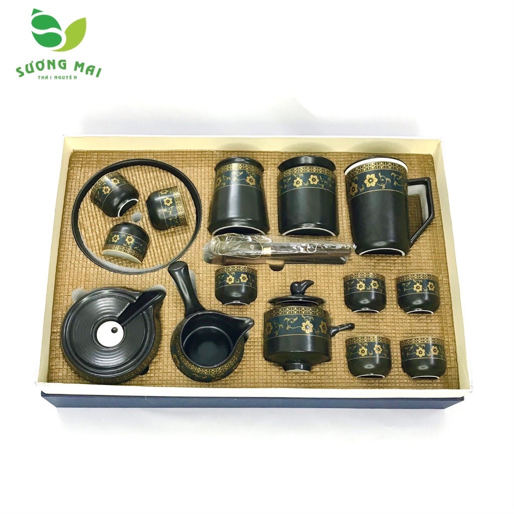 Bộ ấm cối xay SM001- 16 món